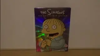 Распаковка DVD-диска «Симпсоны», 13 сезон (Великобритания).