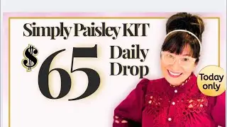 Набор для скрапбукинга Simply Paisley, 65 долларов. Ежедневная распродажа. Анна Гриффин. Только с...