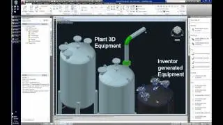 AutoCAD Plant 3D - Equipment Inventor Equipment Nozzles Behaviour