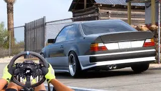 1987 Mercedes-Benz Hammer Coupe 4K Gameplay | Forza Horizon 5🔥Fanatec Steering Wheel