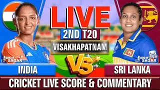India Women vs Sri Lanka Women | 2nd T20 | Cricket Live Score & Commentary
