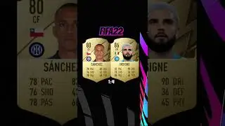 Alexis S&aacute;nchez vs Insigne (fifa evolution) #cardfifa #fc25 #fc26
