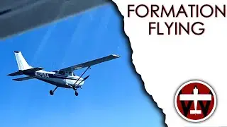 Flying Formation in a Cessna 172 - Flight VLOG