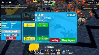 Starfall Tv Man is soo good for endless xp grind (Toilet Tower Defense