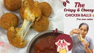 Crispy Chicken Cheese Balls | Easy Snack Recipe | Priya Vlogs