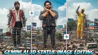 Instagram viral 3D statue ai photo editing | Google gemini statue photo editing | Gemini photo edit