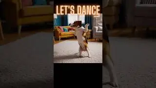 Vol.96【Pets and Animals】Dancing Dog/beagle『AI video』 #youtubeshorts