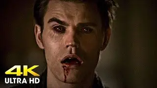 The Vampire Diaries Season 2 - Stefan Becomes A Ripper Scene [4K UHD]