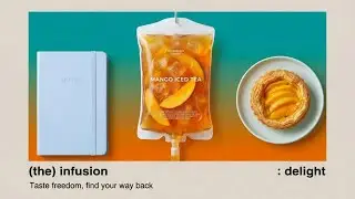 (𝙩𝙝𝙚) reset drip : mango iced tea — for quiet productivity