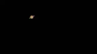 Saturn through Orion Starblast 4.5 Astro Reflector Telescope and Smartphone