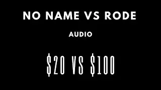Cheap vs $100 RODE Lavalier Microphone Comparison
