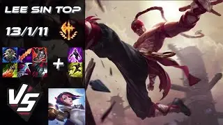 TOP Lee Sin vs Fiora - EU Grandmaster Patch 25.S3.1