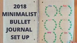 2018 BuJo Set Up | Simple No Fuss Bullet Journal Flip Through for 2018