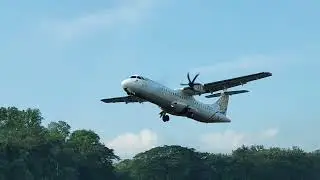 ATR-72-600 Taking Off Runway 10, Kalay Airport (VYKL/KMV) Myanmar #atr72 #avaition
