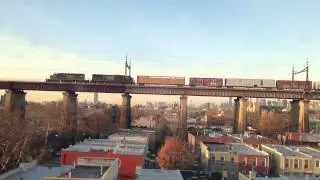 CSX On the Hell Gate Bridge