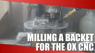 milling a ox and workbee cnc z axis mount