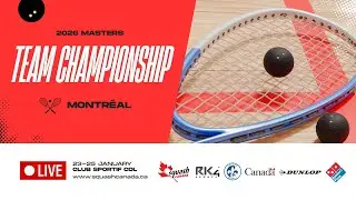 2026 RK4 Canadian Masters Team Championship: COURT 1 - DAY 2 (Direct Feed Video)