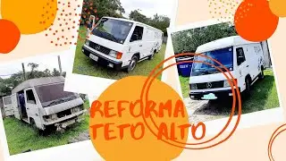 INCR&Iacute;VEL TRANSFORMA&Ccedil;&Atilde;O DO MOTORHOME DE TETO BAIXO PRA TETO ALTO