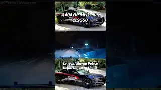 MERCEDES CL550 OUTRUNS ATLANTA POLICE DURING CHASE‼️💨 #cartok #policechase #automobile #mercedes