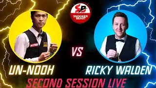 Un-Nooh VS Ricky Walden 2nd Session| WORLD CHAMPIONSHIP QUALIFIER 2023 LIVE  | LIVE STREAMING | D/9