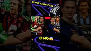 BLACK ANIMATION😱PIRLO,THURAM, FERRI #efootball