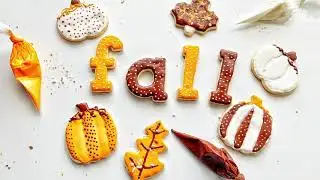 Fall Cookie Decorating Kit | Easy Decorate #withme Tutorial