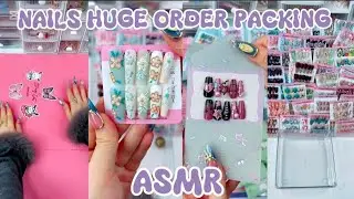 LILLY'S HUGE NAILS ORDER PACKING😻💅🏻(ASMR)