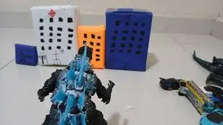 GODZILLA stop motion [Parte 1]     #hotwheels  #stopmotion  #godzilla 