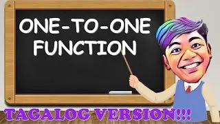 One To One Function in TAGALOG!!!