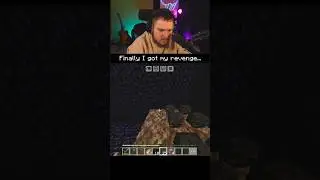How did the little zombie SURVIVE this ??#minecraft #minecraftreels #reaction #viral