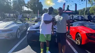 Встреча экзотических автомобилей Supercar Saturdays во Флориде | Смотрите, кого я встретил? Уилл ...