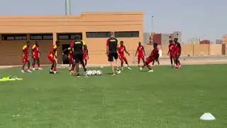 Inside Uganda Cranes Last Training in Morocco Ahead of Gambia Game