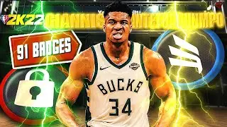 The MOST OFFICIAL 6'11 Giannis Antetokounmpo 91 BADGE MAX ARM Length Build in NBA 2K22