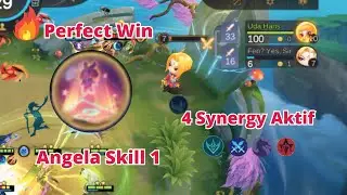 PERFECT WIN PAKE COMMANDER ANGELA SKILL 1 | MAGIC CHESS