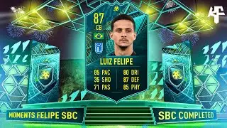 Player Moments Luiz Felipe SBC Completed - Help & Cheap Method - Fifa 22