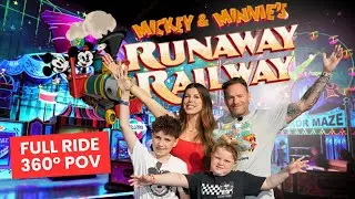 INSANE! Mickey & Minnie's Runaway Railway 360° POV - You Control the View! | Disney World 2026