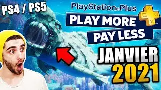 LES JEUX GRATUITS PLAYSTATION PLUS DE JANVIER 2021 sur PS4 ET PS5 !  (PS +)