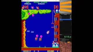 Arcade Speedrun Pooyan Pooyan (プーヤン) [1982] World Record 08:08.20