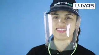 Protector facial para gorras 700 Micras