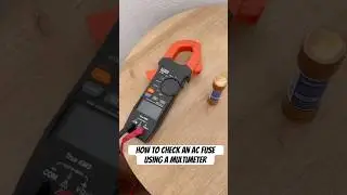 Checking your AC unit&rsquo;s fuse using a multimeter #airconditioning #hvactips