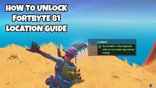 How To Unlock Fortbyte 81 Location Guide | Fortnite Season 9 Challenges