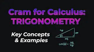 Trigonometry Review for Calculus | Precalculus Trig Crash Course