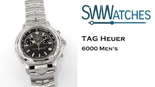 TAG Heuer 6000 Chronograph McLaren Limited Edition Men's 40mm Black Dial CH1117