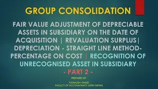 CONSOLIDATION LEC W8/1| 2: FAIR VALUE ADJUSTMENT & RECOGNITION OF UNRECOGNISED ASSET IN SUBS |FAR320