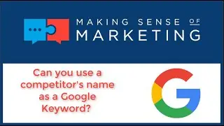 Can you use a competitors name as a keyword on the Google search network?