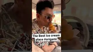 Trending Ice cream joint in Qatar #origami #qatar #shorts #trending