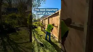 Setting fence posts the right way.