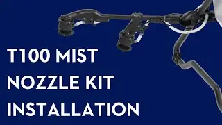 DJI T100 | Mist Nozzle Installation