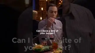 Even Sheldon doesn't share food😂 #explore #thebigbangtheoryfunniestmoments #viral #youtubeshorts