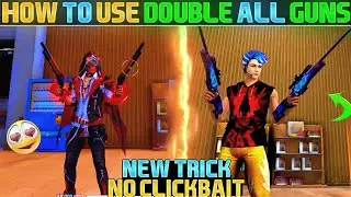 how to get double sniper & m1887 in training | free fire double gun new glitch | training ground